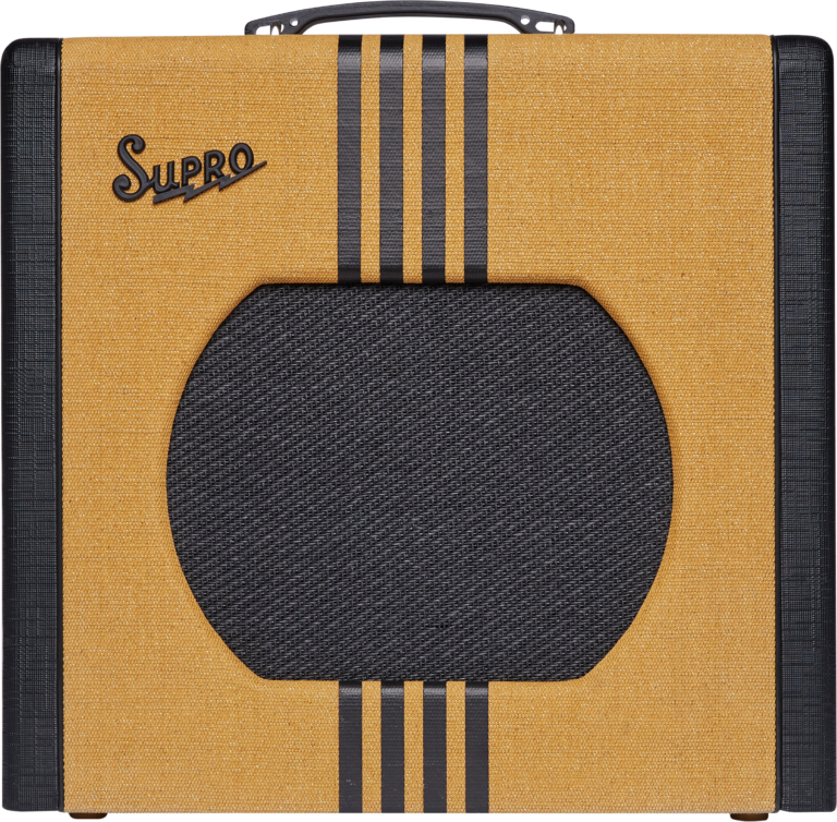 Supro Delta King 12 - 15 Watt 1x12 Guitar Amp Combo w/ Reverb - Tweed & Black