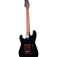 Crafter Crema S HSS Electric Guitar - Cosmic Black w/ Free Gig Bag