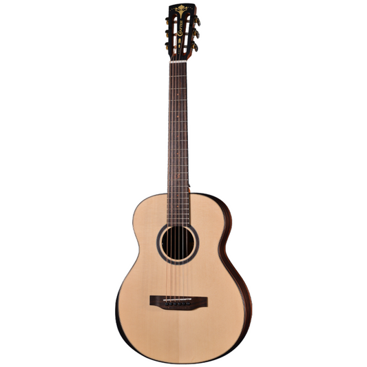 Crafter Mino Macassar, Small Body Acoustic/Electric Guitar - Spruce/Macassar Ebony