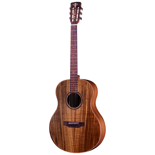 Crafter Grand Mino ALK, Medium Body Acoustic/Electric Guitar - Acacian Koa