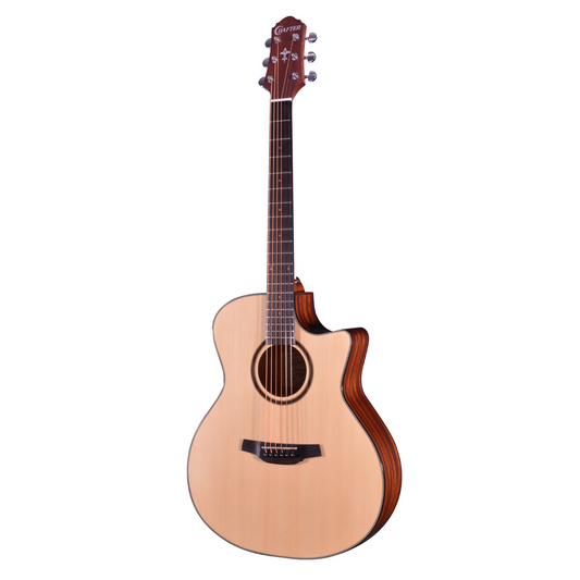 Crafter HG-100CE Grand Auditorium Acoustic/Electric Guitar - Natural Satin