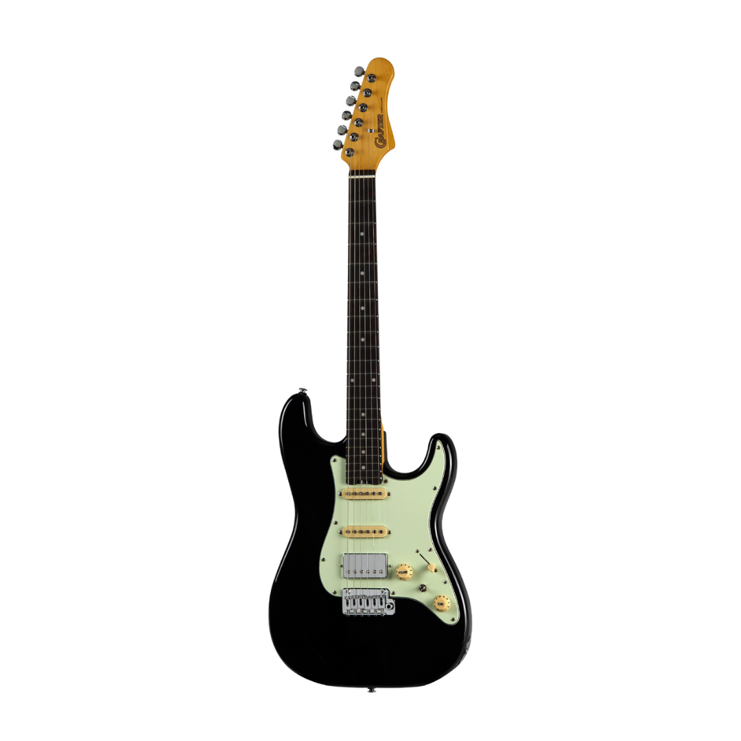 Crafter Silhouette HSS Electric Guitar - Cosmic Black