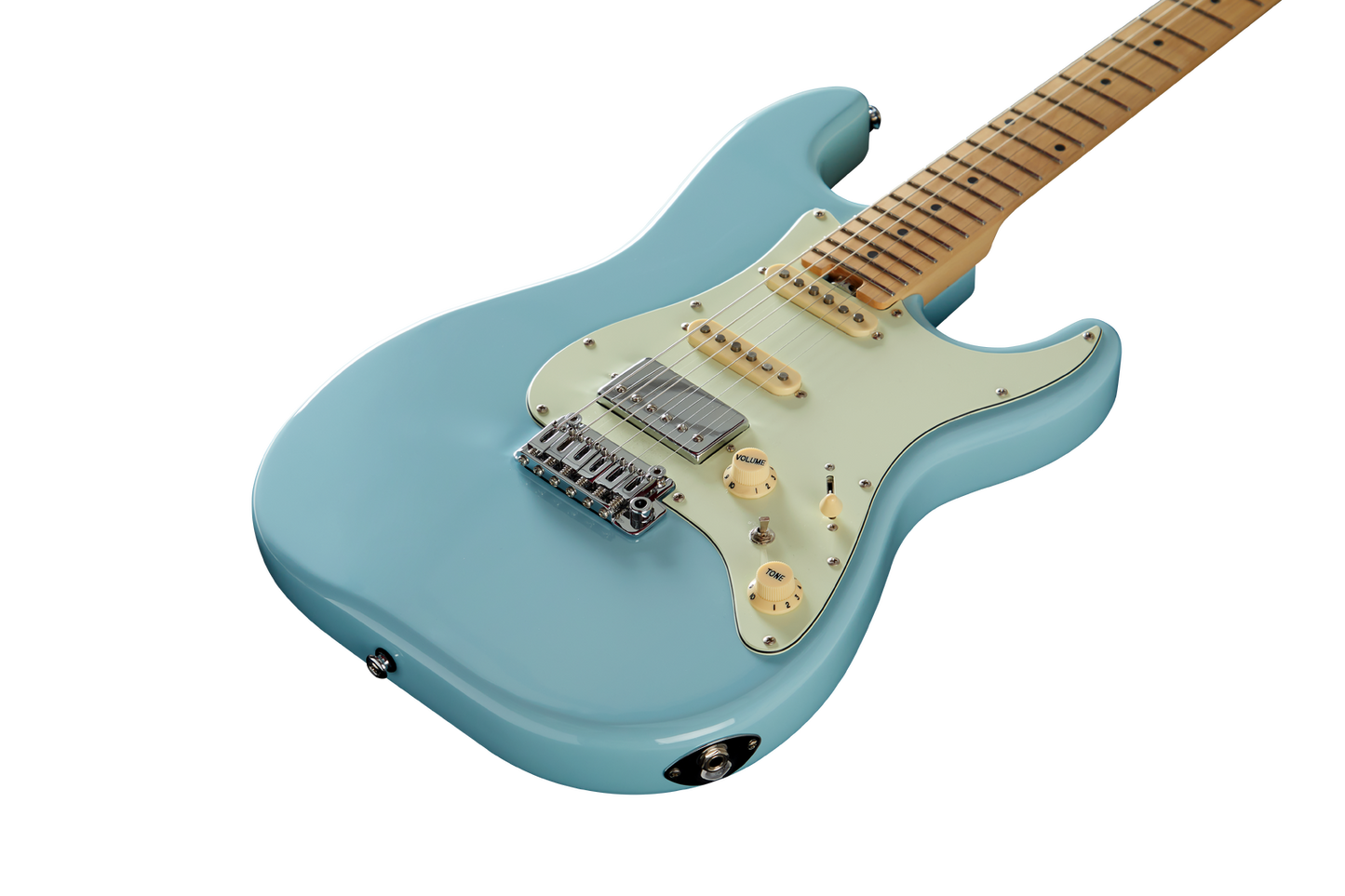 Crafter Silhouette HSS Electric Guitar - Day Blue