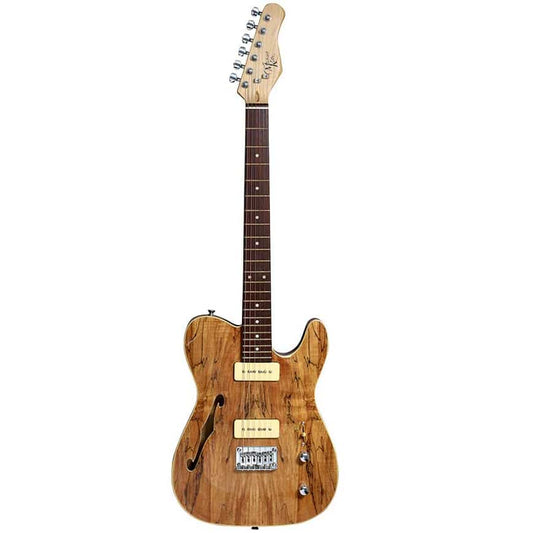 Michael Kelly 59 Thinline Semi-Hollow Body Electric Guitar - Spalted Maple