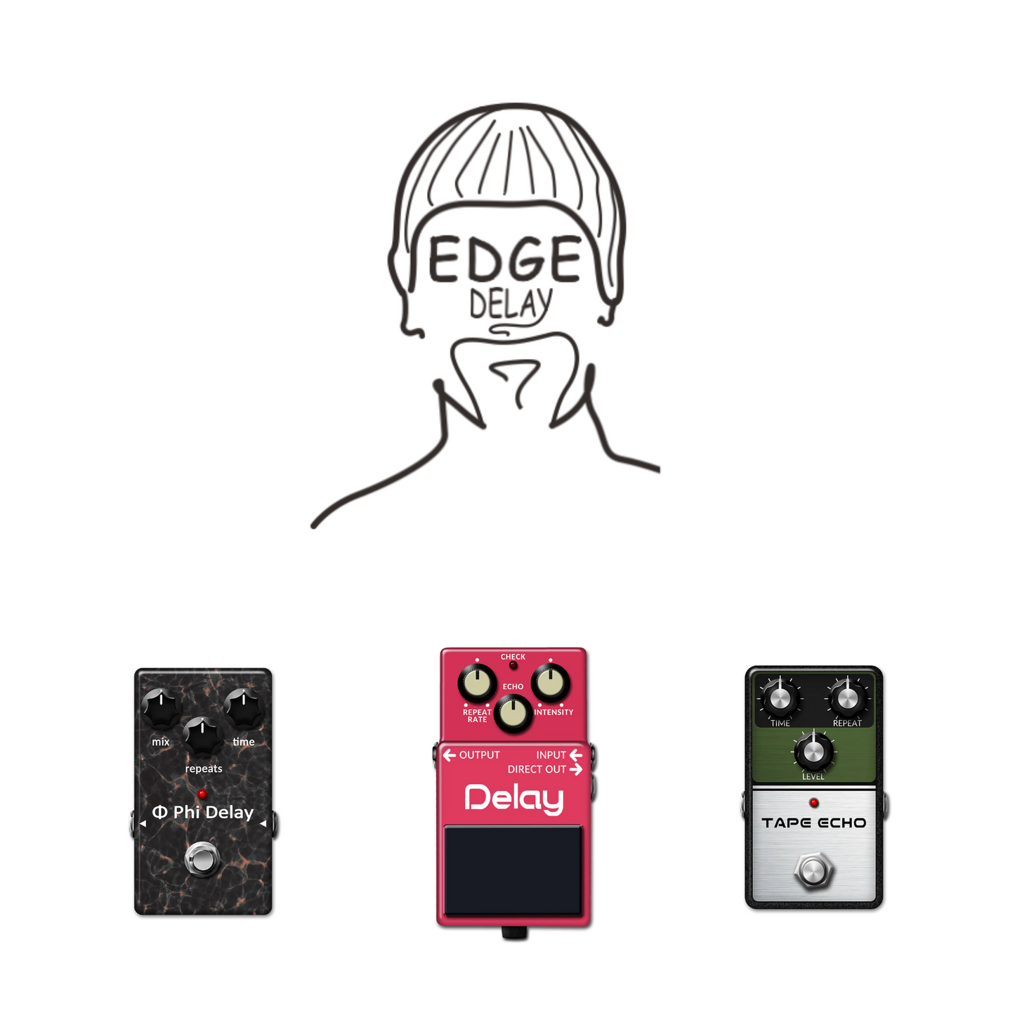 NU-X Mini Core Series Edge Delay Effects Pedal