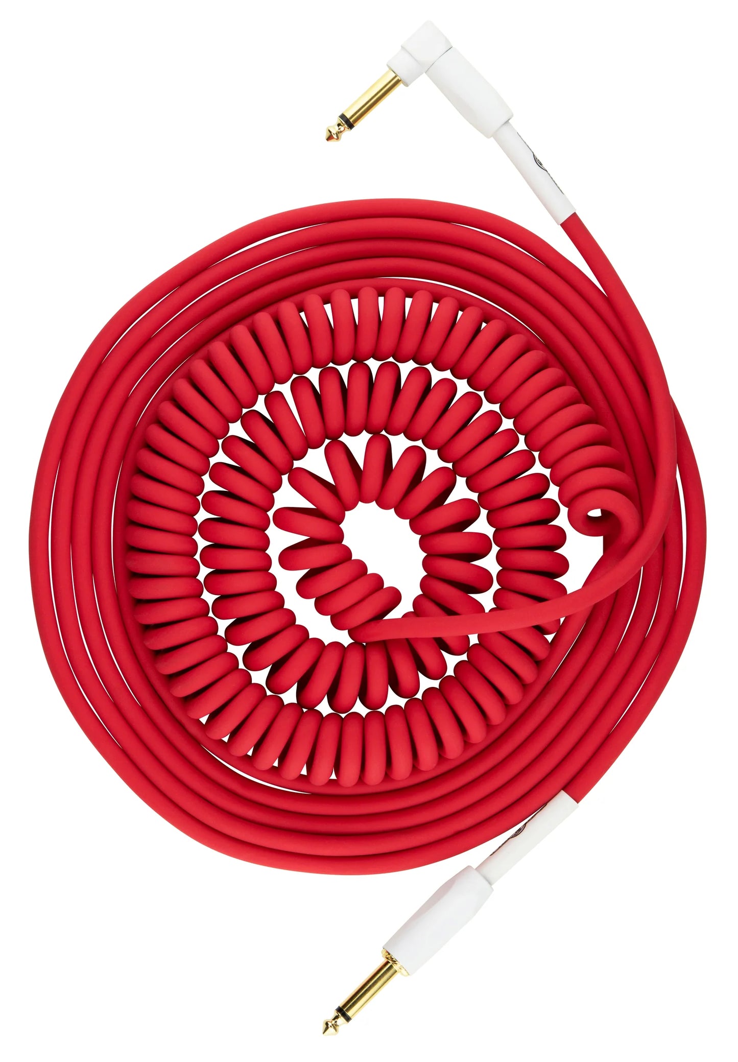 Pig Hog "Half Coil" Instrument Cable, 30 ft - Candy Apple Red