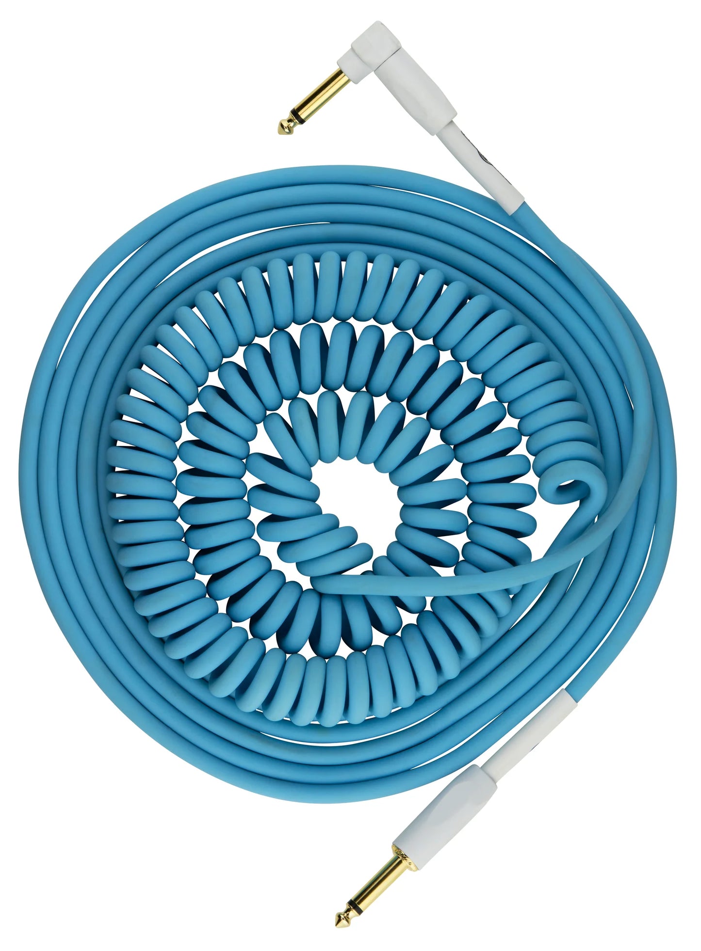 Pig Hog "Half Coil" Instrument Cable, 30 ft - Daphne Blue