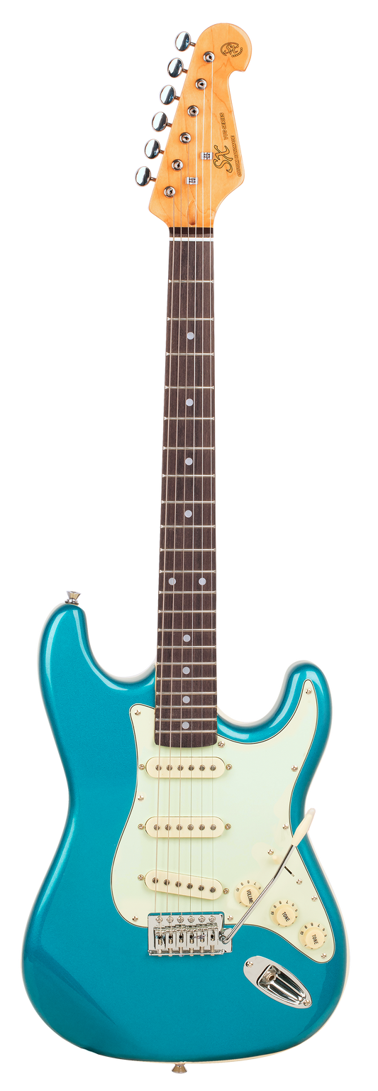 SX Vintage Style 3/4 Electric Guitar - Lake Placid Blue