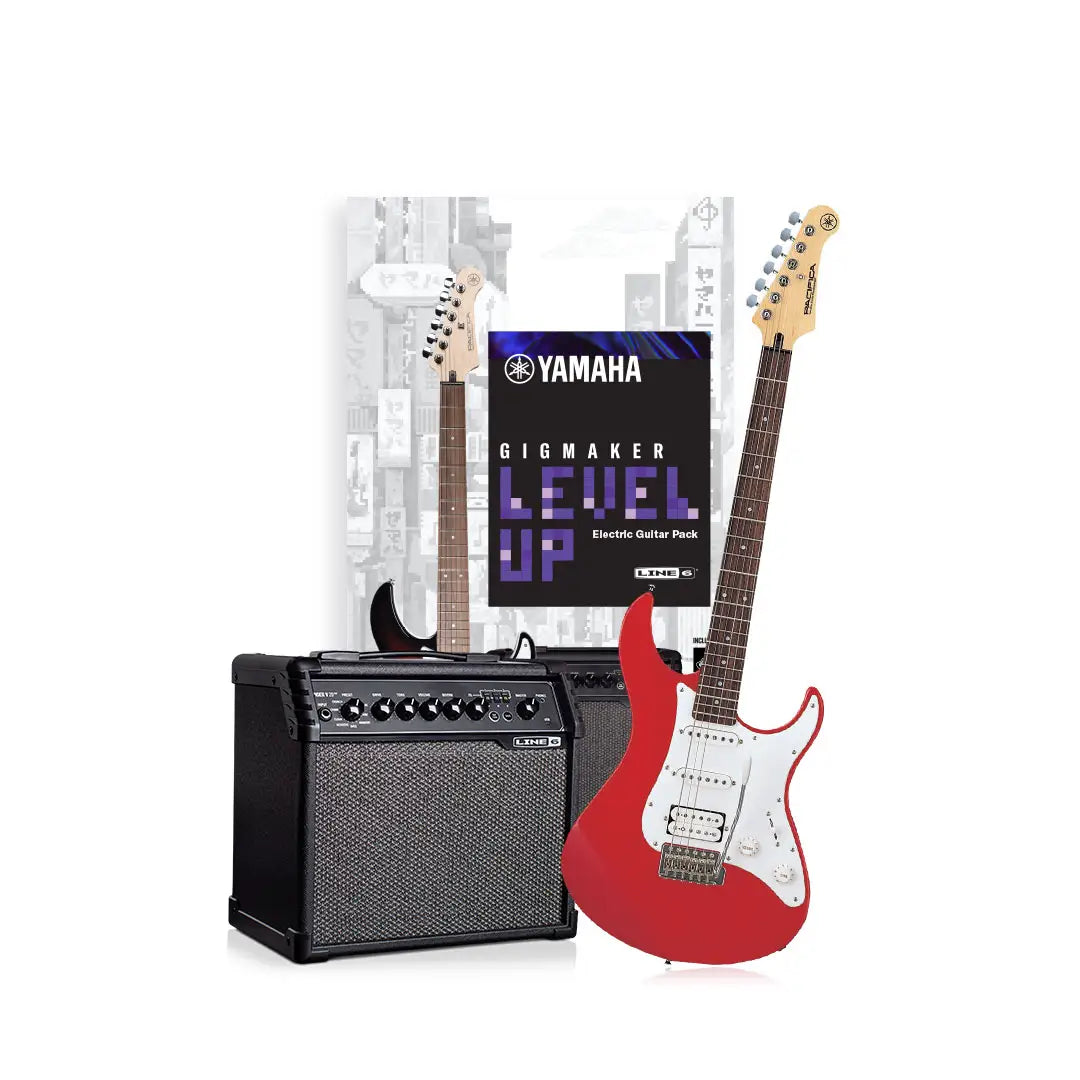 Yamaha GIGMAKER Level Up Electric Guitar Package - Red Metallic