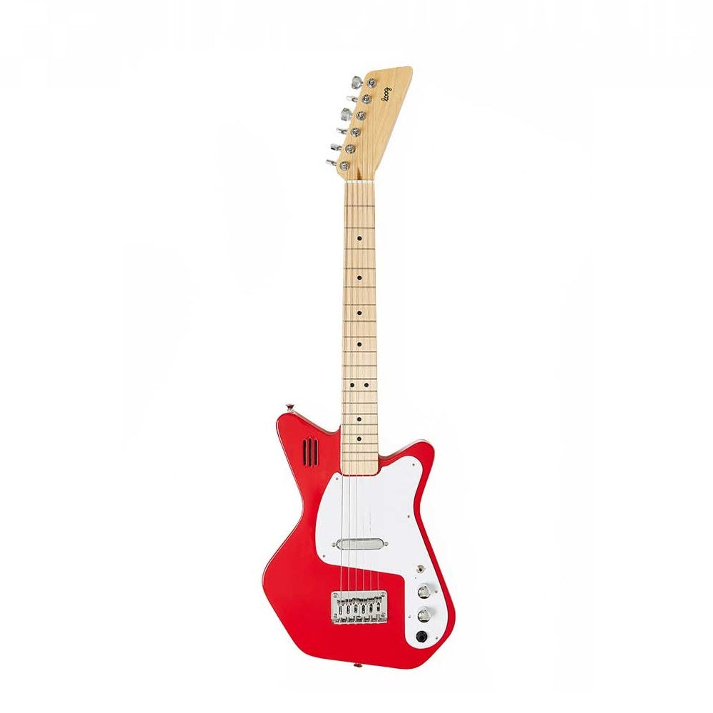 Loog Pro Electric VI Red with Amp w/Loog Gig Bag