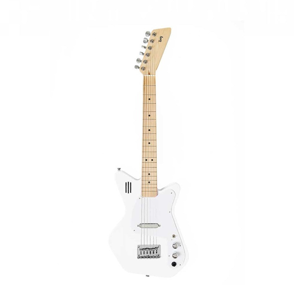 Loog Pro Electric VI White with Amp w/Loog Gig Bag