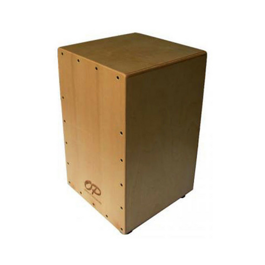 Opus Percussion Wooden Cajon in Birch with Deluxe Carry Bag