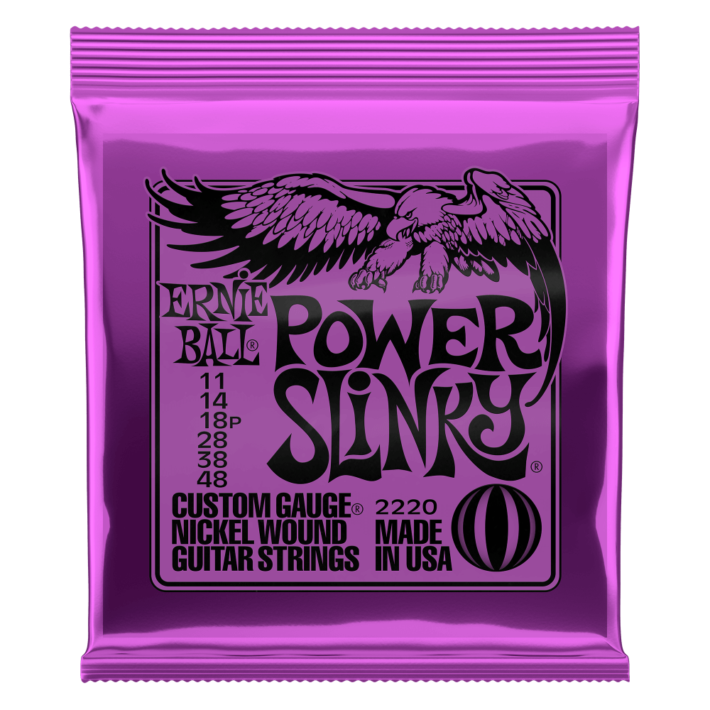 Ernie Ball Electric Guitar Strings Set 11/48 Power Slinky