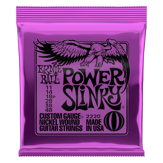 Ernie Ball Electric Guitar Strings Set 11/48 Power Slinky