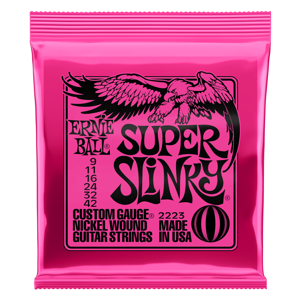 Ernie Ball Electric Guitar Strings Set 9/42 Super Slinky