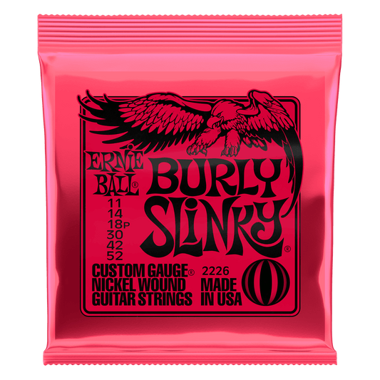 Ernie Ball Electric Guitar Strings Set 11/52 Burly Slinky