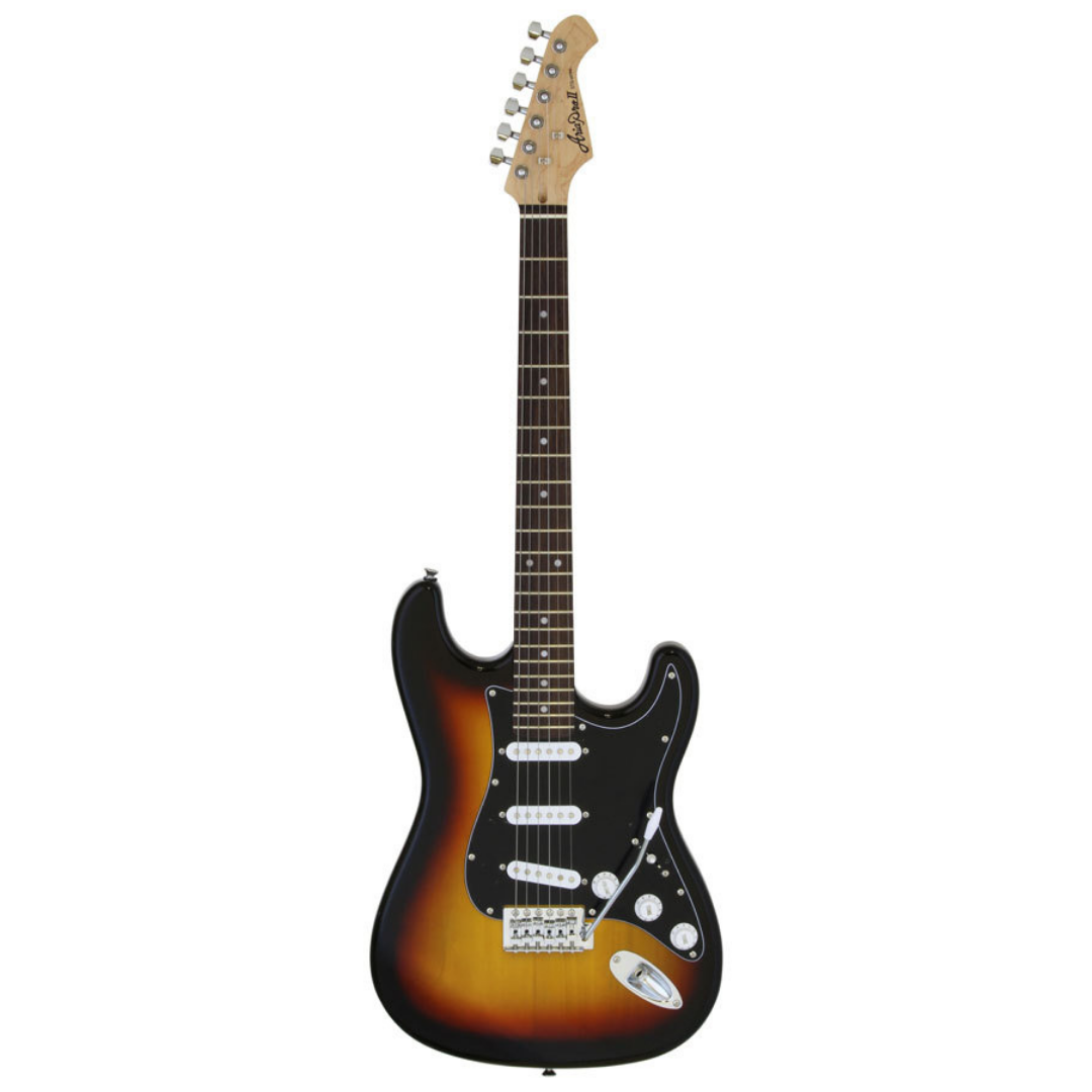 Aria STG-003 Series Electric Guitar in 3-Tone Sunburst